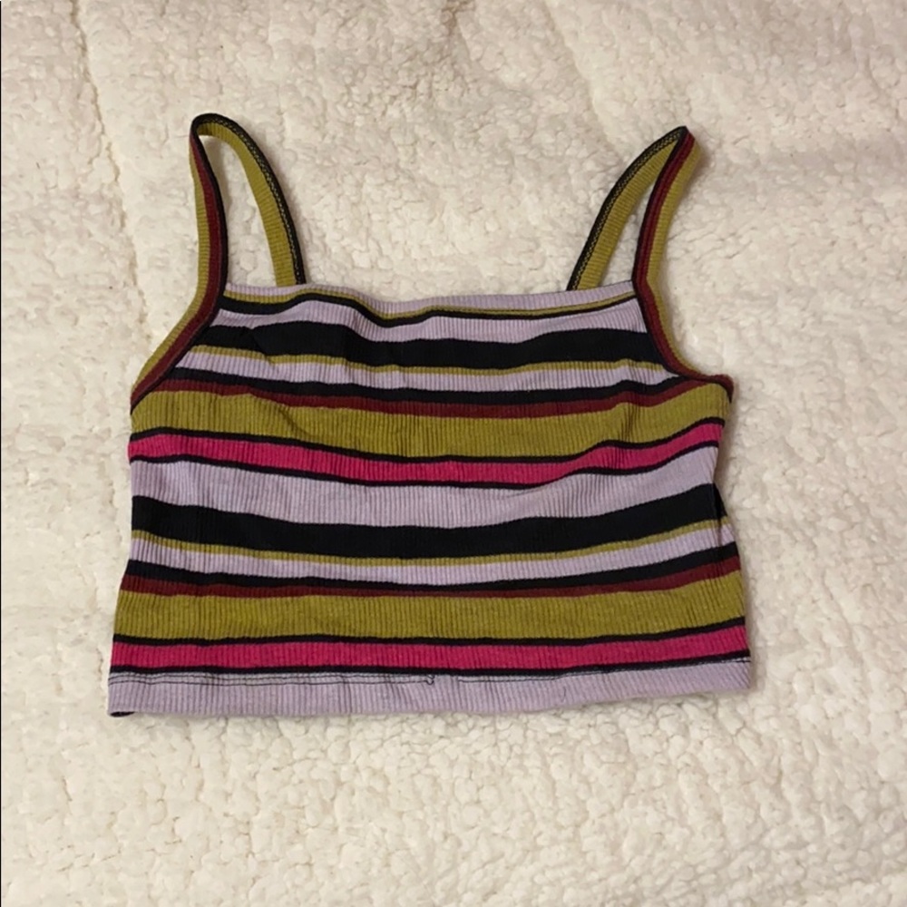 Urban Outfitters striped crop top